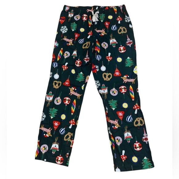 Old Navy Patterned Microfleece Pajama Jogger Pants - Christmas Size Large - Picture 4 of 6